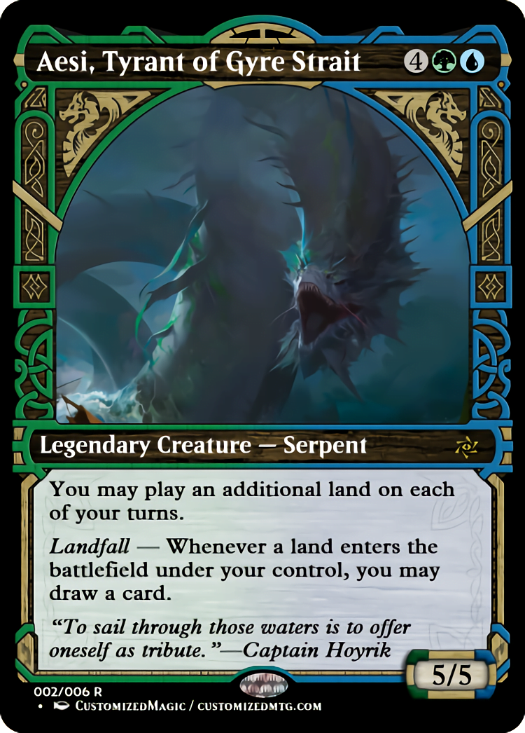 Aesi tyrant of gyre strait magic the gathering proxy cards