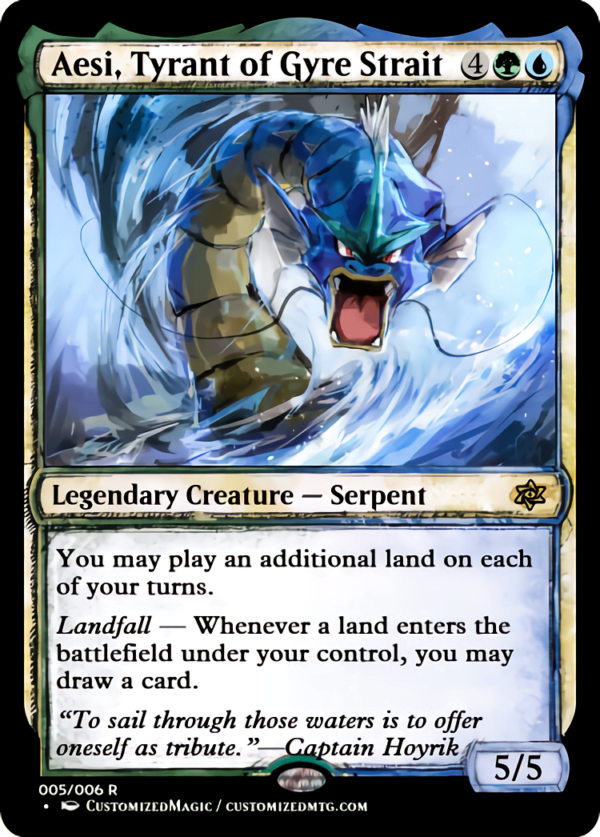 Aesi, Tyrant Of Gyre Strait Magic The Gathering Proxy Cards